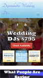 Mobile Screenshot of dependableweddingdjs.com